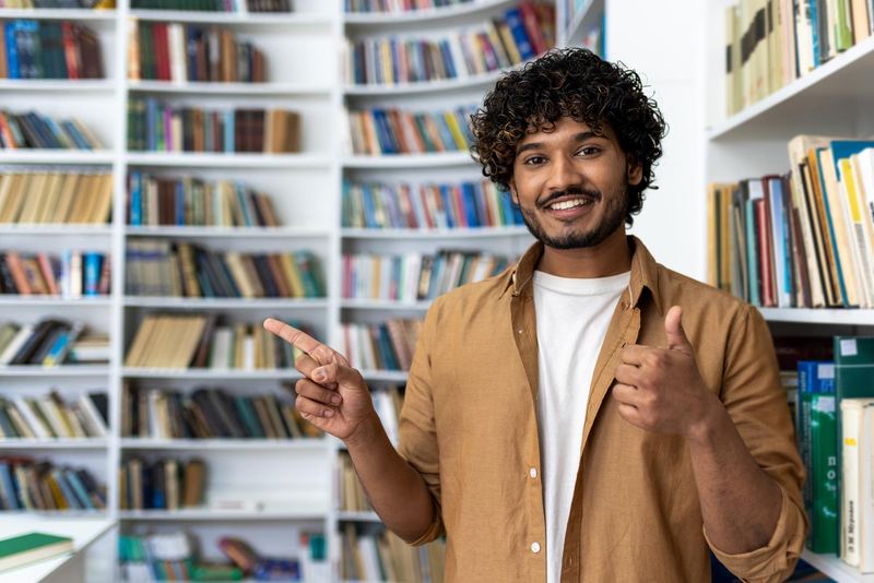 Students at an educational institute